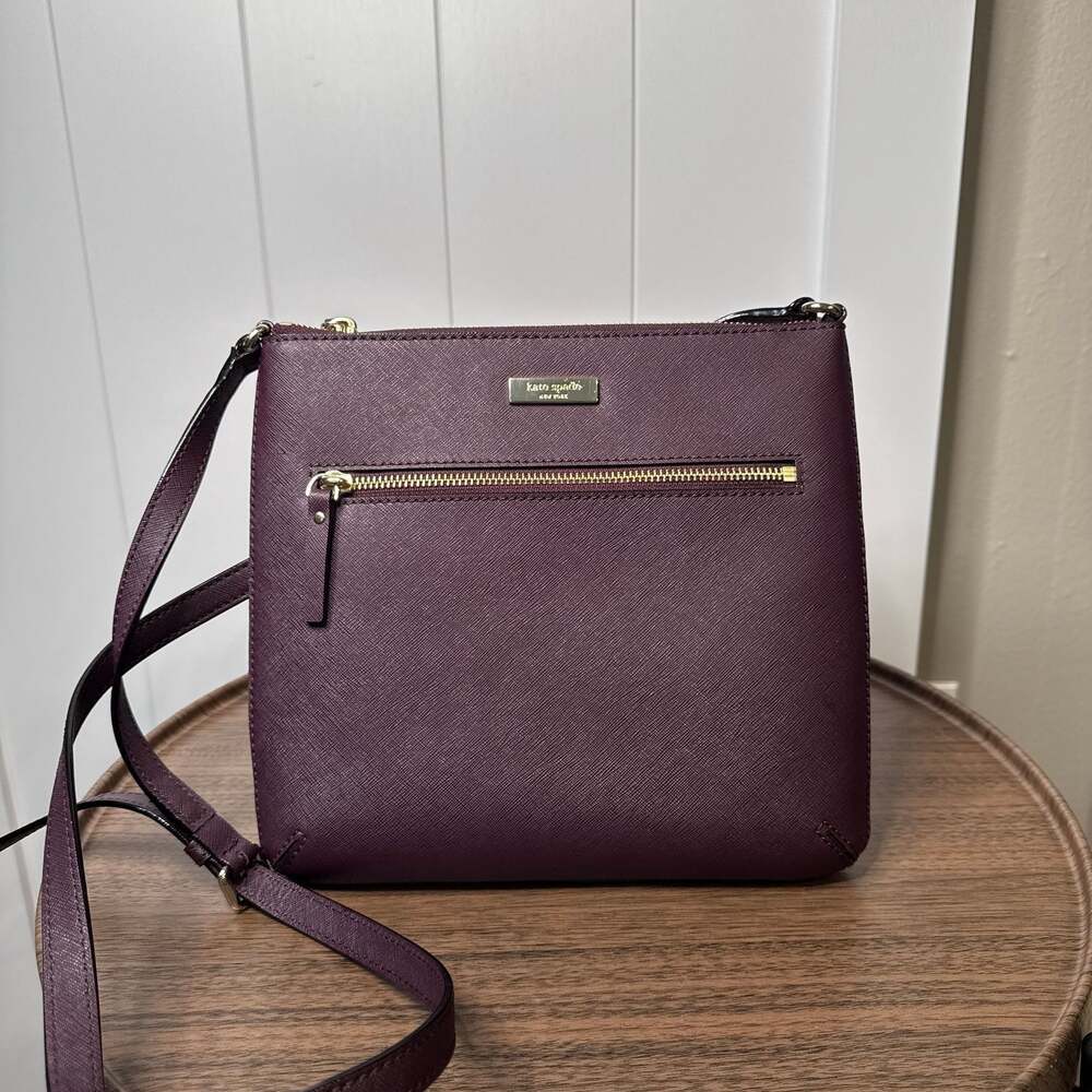 Kate Spade Laurel Way Rima Mahogany Leather Crossbody bag